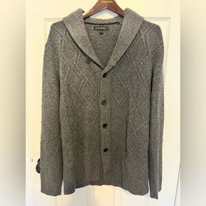 Banana Republic Charcoal Cardigan Sweater for Men
